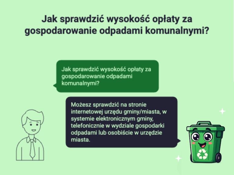 Jak sprawdzić opłaty za śmieci?